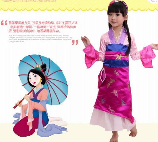 Disfraz de mulan para niña - Imagui