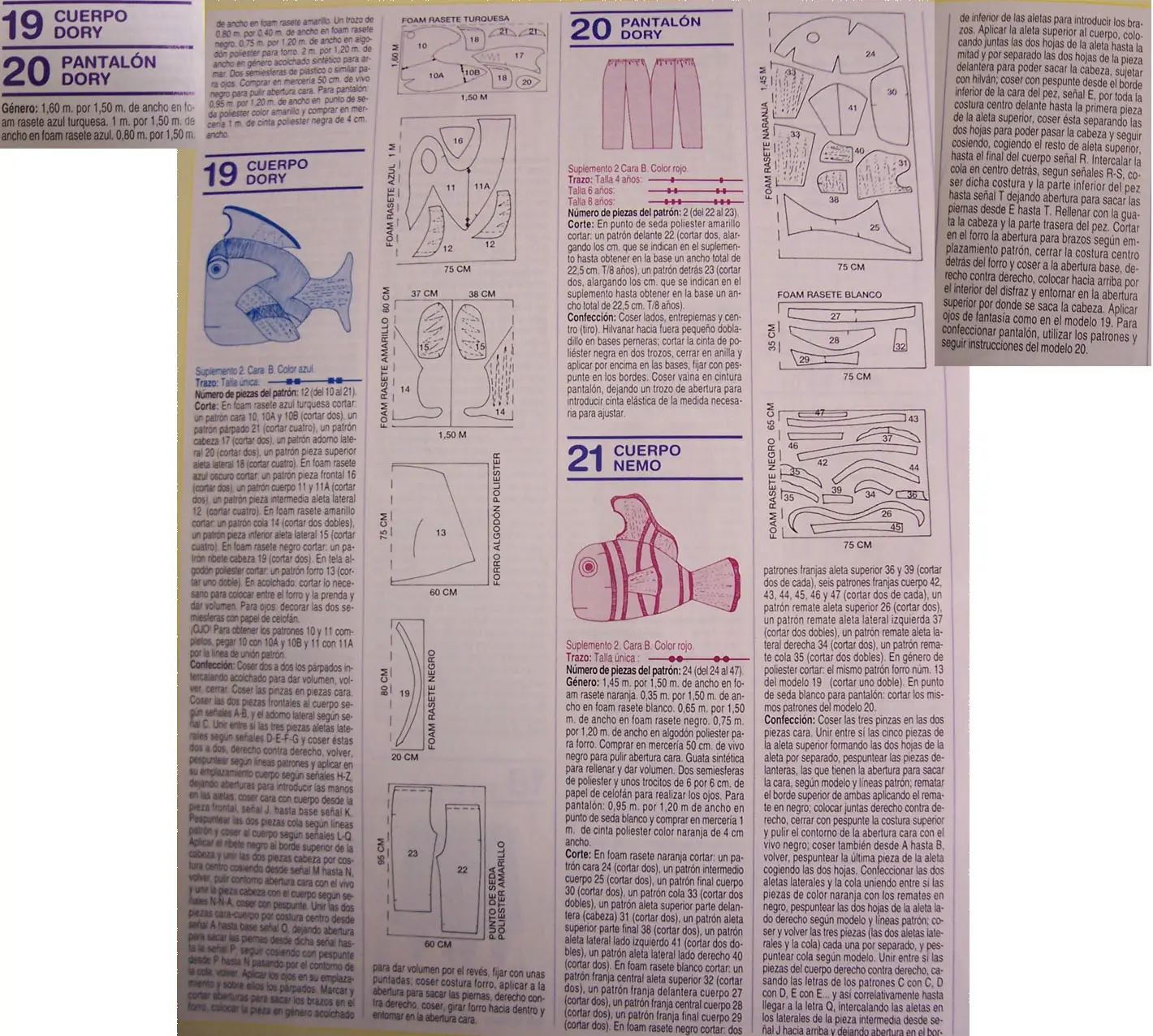 Disfraz de Nemo con Patrones | Manualidades Infantiles Disfraz de Nemo con Patrones | Manualidades Infantiles