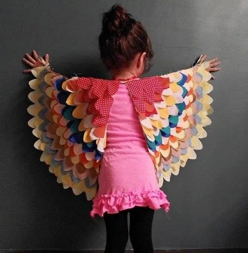 disfraz pájaro multicolor | Proyectos para los niños disfraz pájaro multicolor | Proyectos para los niños