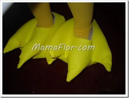 Disfraz de pato con material reciclable - Imagui
