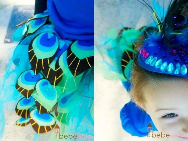 El disfraz de pavo real de mi niña - Sonambulistas
