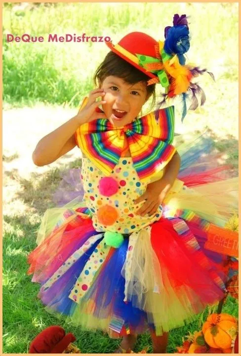 Trajes de payasitas con tutu - Imagui