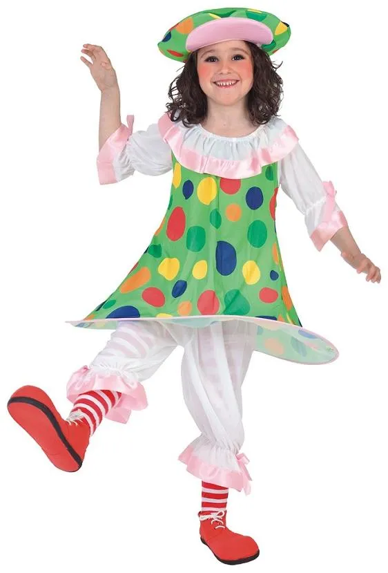 Disfraz de payaso para niña - Imagui