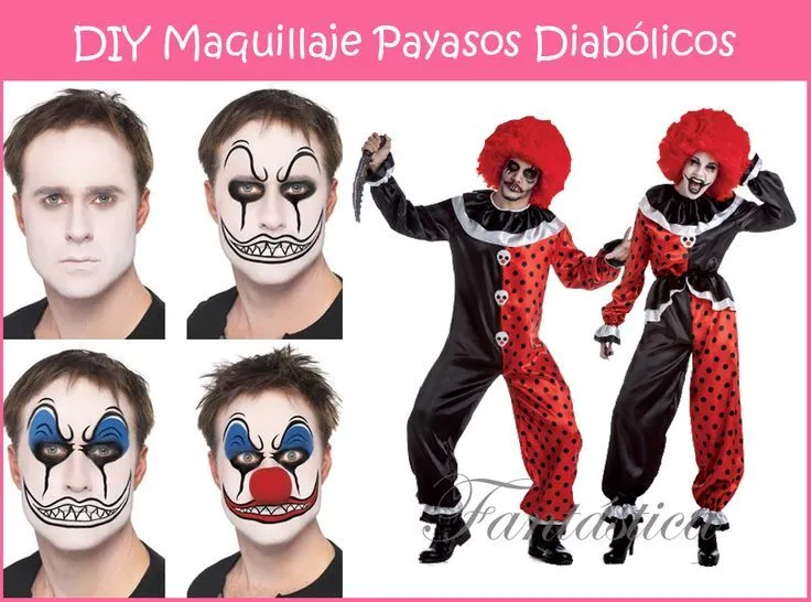 Disfraz de payaso diabólico. Disfraces para halloween. Disfraces ... Disfraz de payaso diabólico. Disfraces para halloween. Disfraces ...