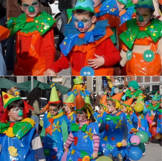 disfraz de payaso reciclado - Manualidades Infantiles disfraz de payaso reciclado - Manualidades Infantiles