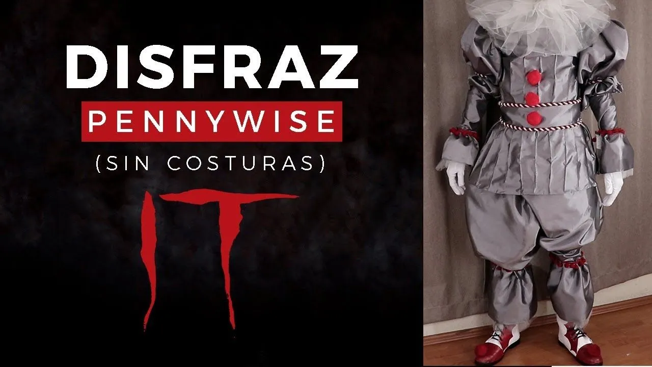 Cómo hacer el DISFRAZ de ESO (Pennywise) | Sin máquina | Fácil - YouTube Cómo hacer el DISFRAZ de ESO (Pennywise) | Sin máquina | Fácil - YouTube