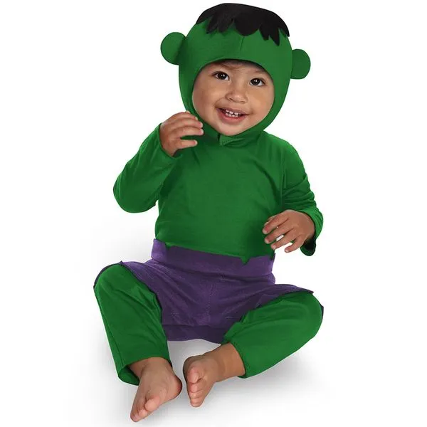 Disfraz de pequeño Hulk para bebé Hulk | FunideliaES - Ropa Online