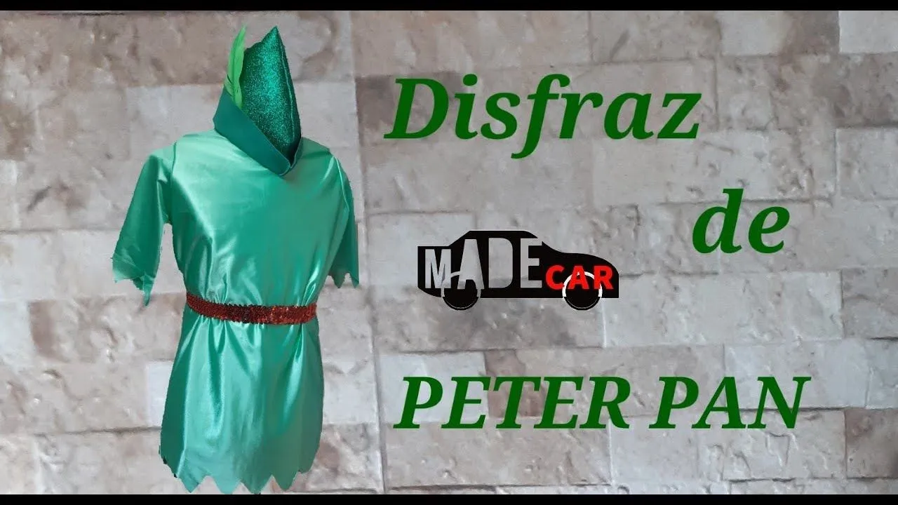 Disfraz de Peter Pan. Casaca verde, gorro de goma Eva. Cómo crear tu disfraz para niños con Madecar - YouTube Disfraz de Peter Pan. Casaca verde, gorro de goma Eva. Cómo crear tu disfraz para niños con Madecar - YouTube