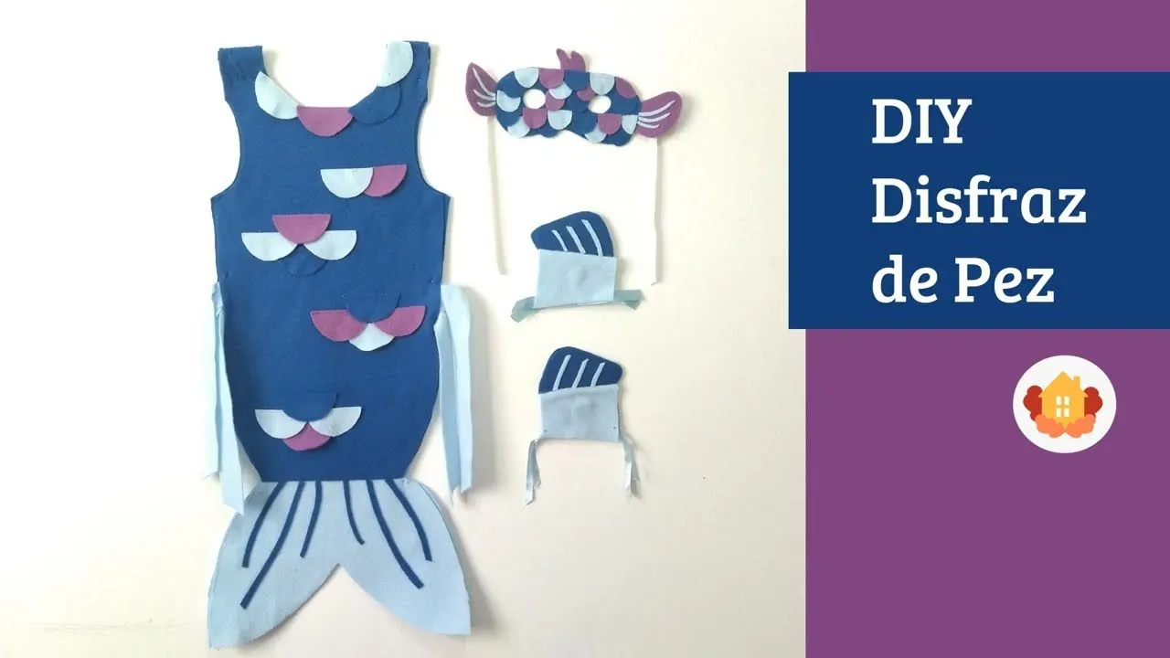 Cómo Hacer Disfraz De Pez Para Niños - La Casita Curiosa
