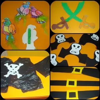 Disfraz de pirata con bolsas de basura > Decoracion Infantil y ... Disfraz de pirata con bolsas de basura > Decoracion Infantil y ...
