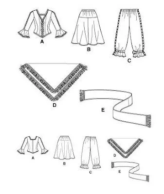 disfraz de pirata niña con patrones para coser en casa ~ Nos ... disfraz de pirata niña con patrones para coser en casa ~ Nos ...