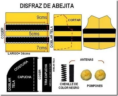 Disfraces de abeja con material reciclable - Imagui Disfraces de abeja con material reciclable - Imagui