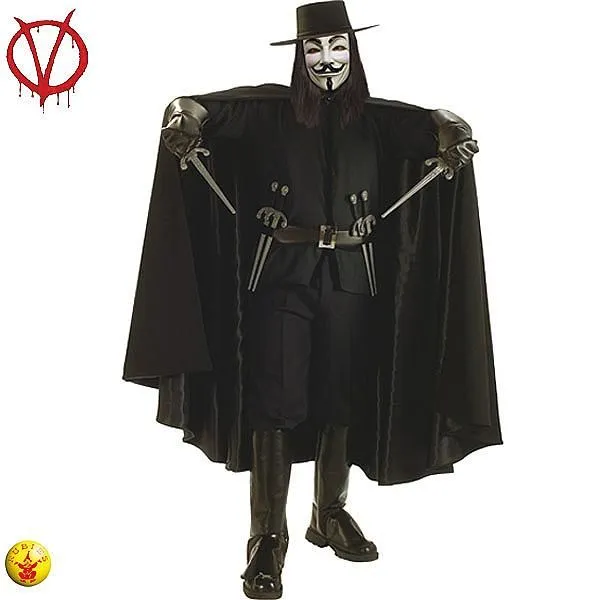 Que disfraz me pongo: Como hacer un disfraz de V de Vendetta Anonymus.