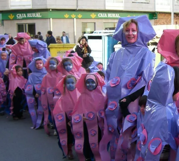 disfraz de pulpo para escolares | idisfraz | treballs cole | Pinterest