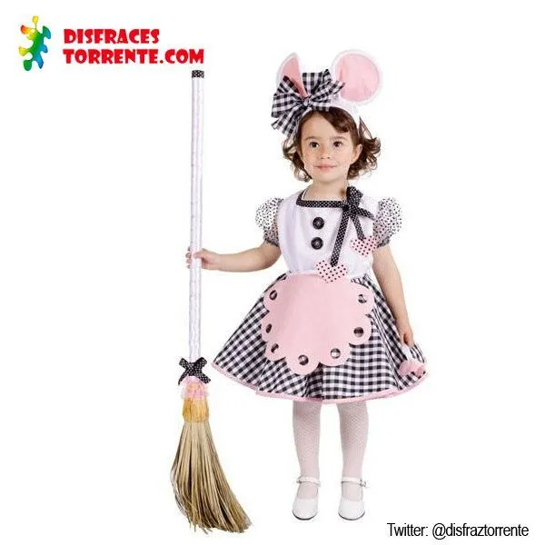 Disfraz de Ratoncita, o ratita para niñas. Muy bonito y original ... Disfraz de Ratoncita, o ratita para niñas. Muy bonito y original ...