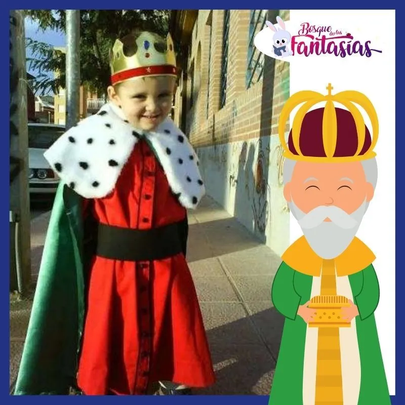 Cómo hacer un disfraz de Rey Mago para niños y niñas Cómo hacer un disfraz de Rey Mago para niños y niñas