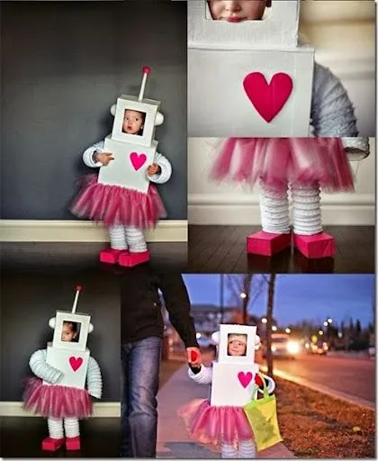 hacer Disfraz de robot niña, muy femenino - Disfraz casero