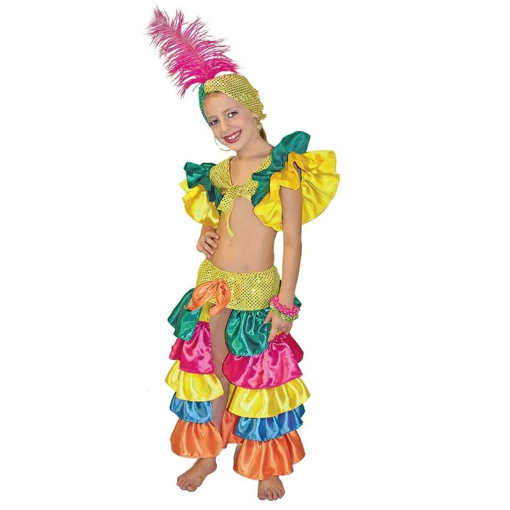 Disfraz de Rumbera Brasilera niña BsF 1600.0 - korda Modas ...