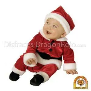 Disfraz de Santa Claus para bebe - Disfraces Dragón Rojo - Tienda de Disfraces - Disfraces de Halloween, Primavera, Navidad y más...