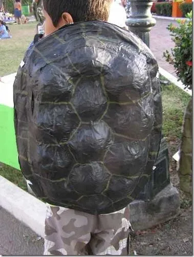 Disfraz de tortuga en foami - Imagui