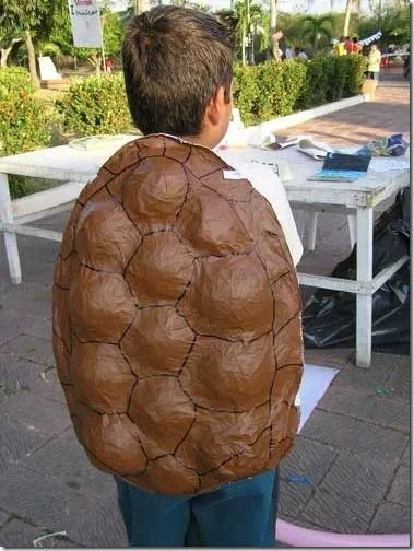 Disfraz de tortuga en foami - Imagui