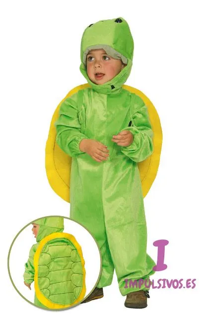 Disfraz de tortuguita para bebé tallas 1 a 24 meses