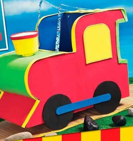 Disfraz de tren con fomi | Manualidades goma eva | Pinterest Disfraz de tren con fomi | Manualidades goma eva | Pinterest