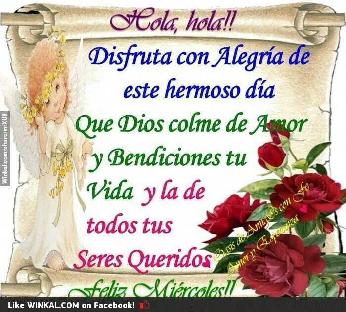 DISFRUTA LA ALEGRIA ESTE HERMOSO DIA! | Miercoles | Pinterest DISFRUTA LA ALEGRIA ESTE HERMOSO DIA! | Miercoles | Pinterest