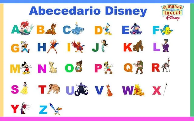 DISNEY ABECEDARIO | TODO PARA FACEBOOK IMAGENES PARA FACEBOOK ...