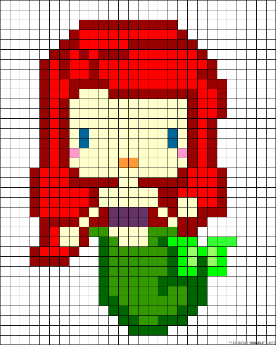 Disney Ariel perler bead pattern | Manualidades | Pinterest Disney Ariel perler bead pattern | Manualidades | Pinterest