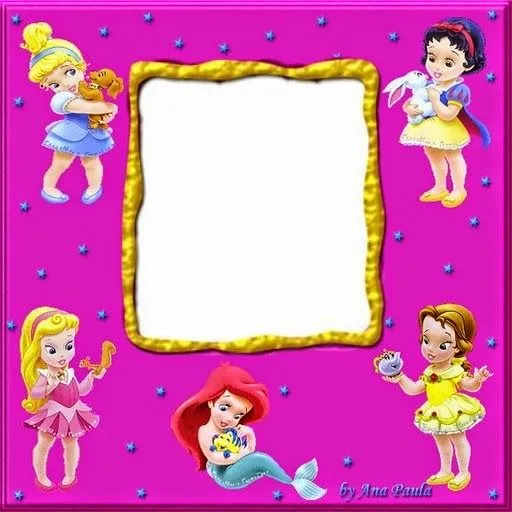 Disney Baby Princess: Free Invitations, Cards or Photo Frames ... Disney Baby Princess: Free Invitations, Cards or Photo Frames ...