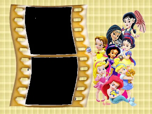 Disney Baby Princess: Free Invitations, Cards or Photo Frames ... Disney Baby Princess: Free Invitations, Cards or Photo Frames ...