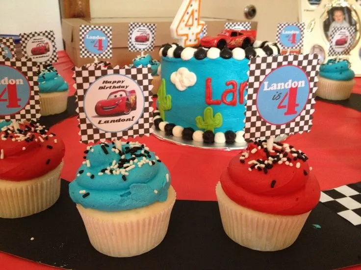 Disney cars cupcakes | Birthday cakes and cupcakes for my Boys ...