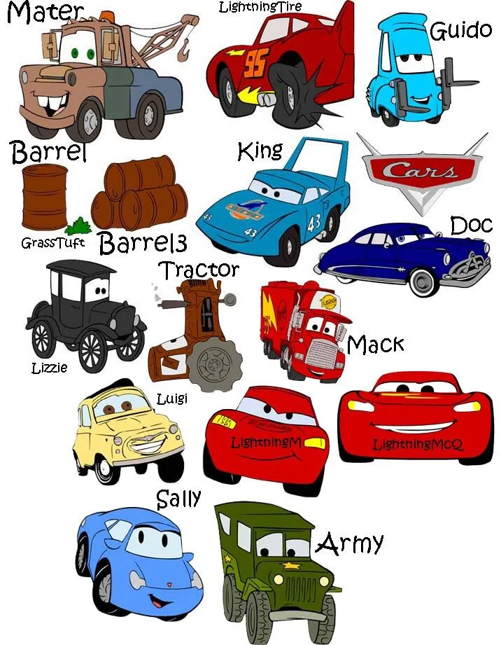 Disney Cars Vector Pictures