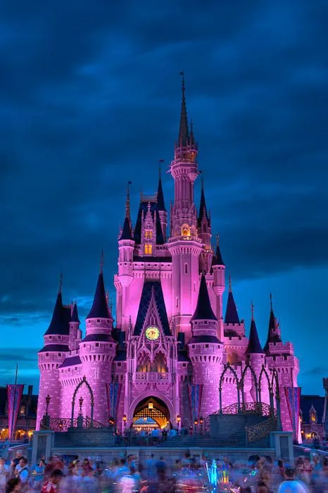 Disney Castle at Dusk | Dave Wilson Photography