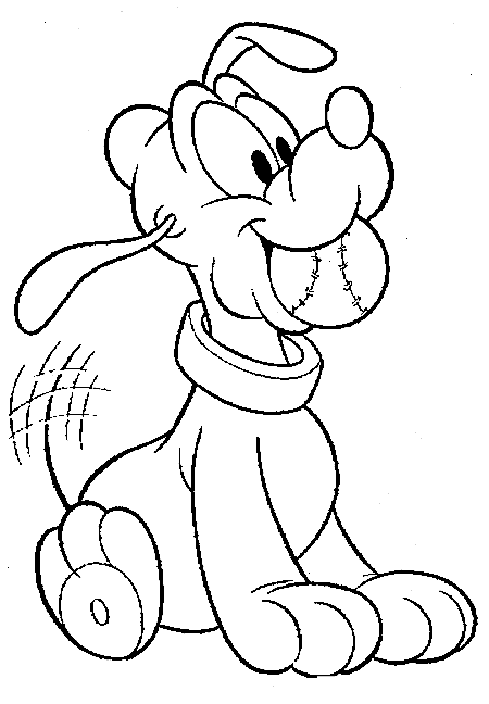Disney Fans Blog: Dibujos de Pluto para imprimir y colorear Disney Fans Blog: Dibujos de Pluto para imprimir y colorear