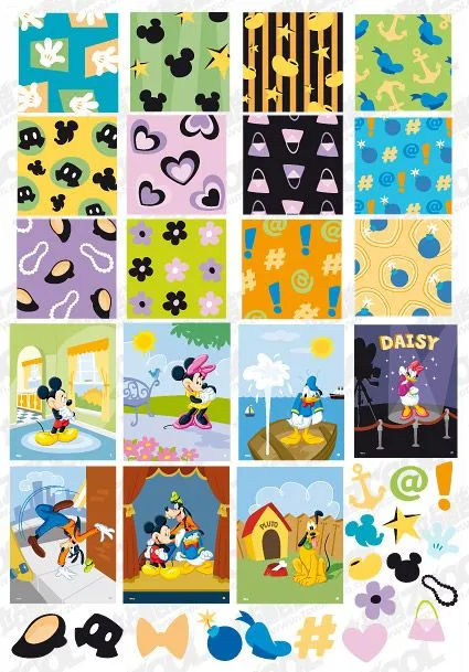 Disney lovely tile vector background material Download Free Vector, Disney lovely tile vector background material Download Free Vector,