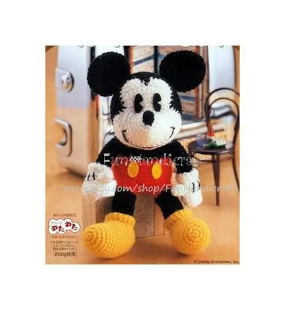 Disney Mickey y Minnie Mouse par Amigurumi patrón por FunHandicraft Disney Mickey y Minnie Mouse par Amigurumi patrón por FunHandicraft