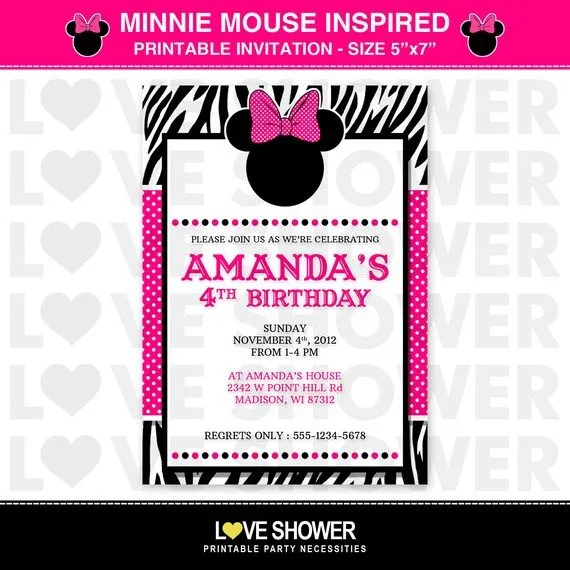 Disney Minnie Mouse BOWTIQUE inspirado cumpleaños por LoveShower Disney Minnie Mouse BOWTIQUE inspirado cumpleaños por LoveShower
