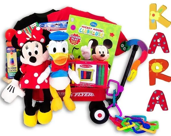 Disney Minnie Mouse Clubhouse Baby Gift Basket - Personalized from ... Disney Minnie Mouse Clubhouse Baby Gift Basket - Personalized from ...