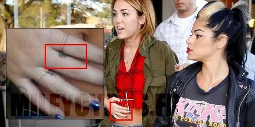 Disney News Stars: Miley Cyrus: Tatuaje símbolo de la paz Disney News Stars: Miley Cyrus: Tatuaje símbolo de la paz