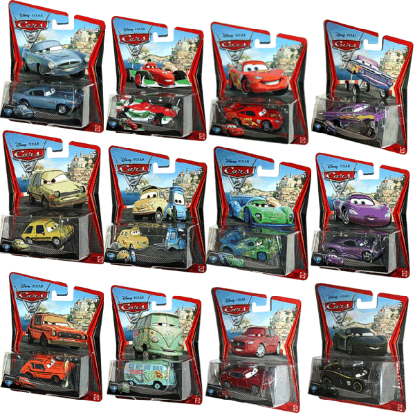 Disney Pixar Cars 2-auto - 1:55 modelos a-L para la selección