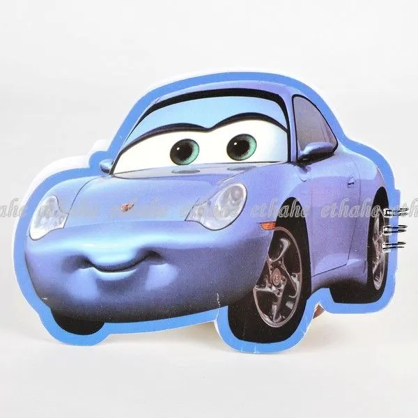 Disney Pixar Cars Película Carro Coche Azul Cuaderno EFG174 Disney Pixar Cars Película Carro Coche Azul Cuaderno EFG174