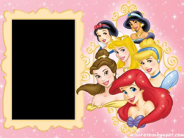 Disney Princess All Together and Alone. Free Printable Photo ... Disney Princess All Together and Alone. Free Printable Photo ...