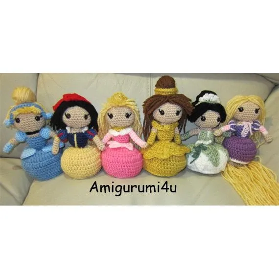Disney Princess Amigurumi Crochet Doll Cinderella by Amigurumi4u Disney Princess Amigurumi Crochet Doll Cinderella by Amigurumi4u