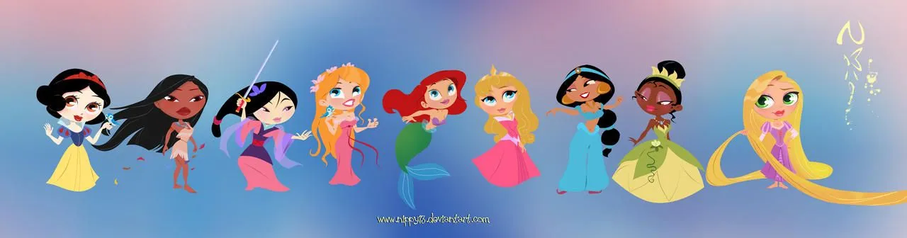 Disney Princesses Chibi by Nippy13 on deviantART Disney Princesses Chibi by Nippy13 on deviantART