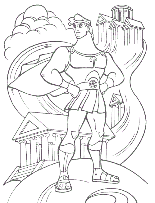Disney Soul: Dibujos para colorear de "Hercules" Disney Soul: Dibujos para colorear de "Hercules"