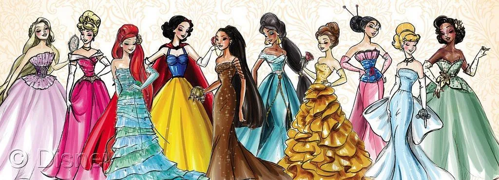 Todas las princesas Disney para colorear - Imagui