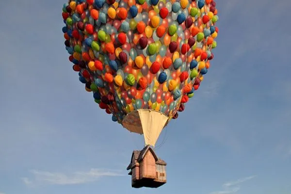 Disney's Up Inspired Hot Air Balloon Stunt…I Wanna Ride In That ... Disney's Up Inspired Hot Air Balloon Stunt…I Wanna Ride In That ...