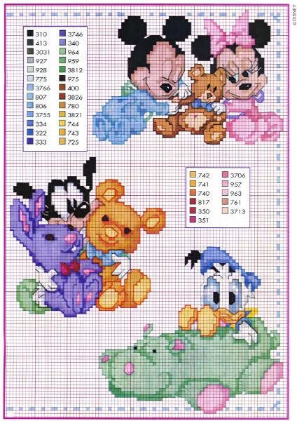 Schemi Punto Croce Walt Disney 3